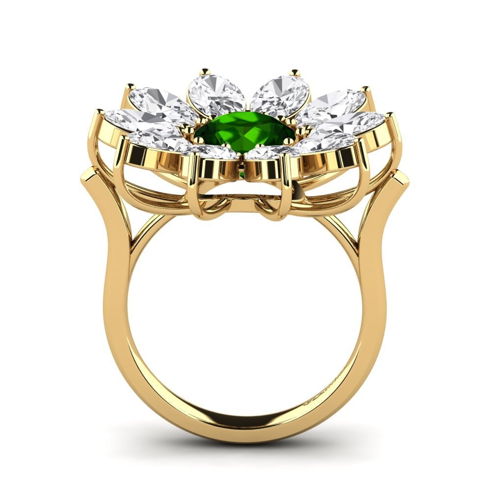 14k Oro Amarillo Anillo Walcott