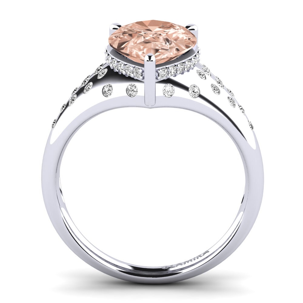 Morganita Anillo de compromiso Waneta