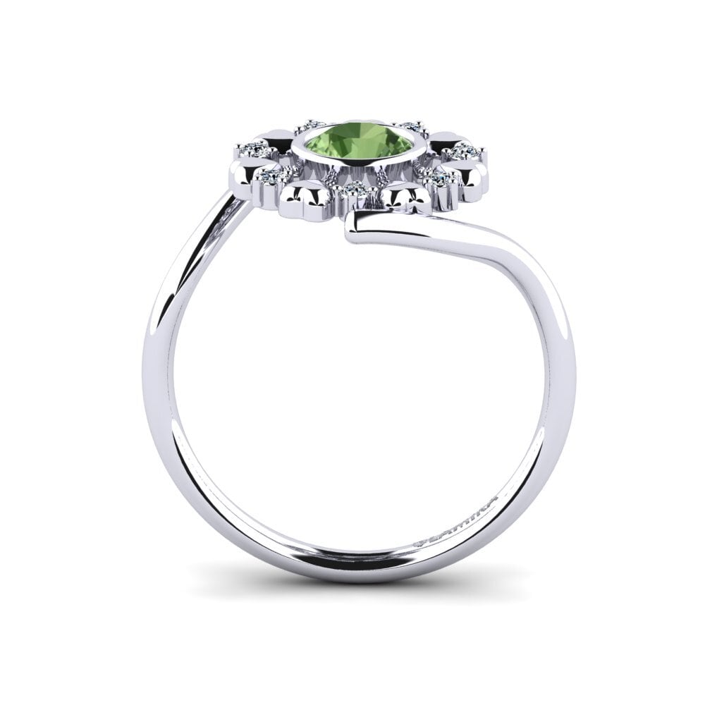 Grüner Saphir Ring Weded