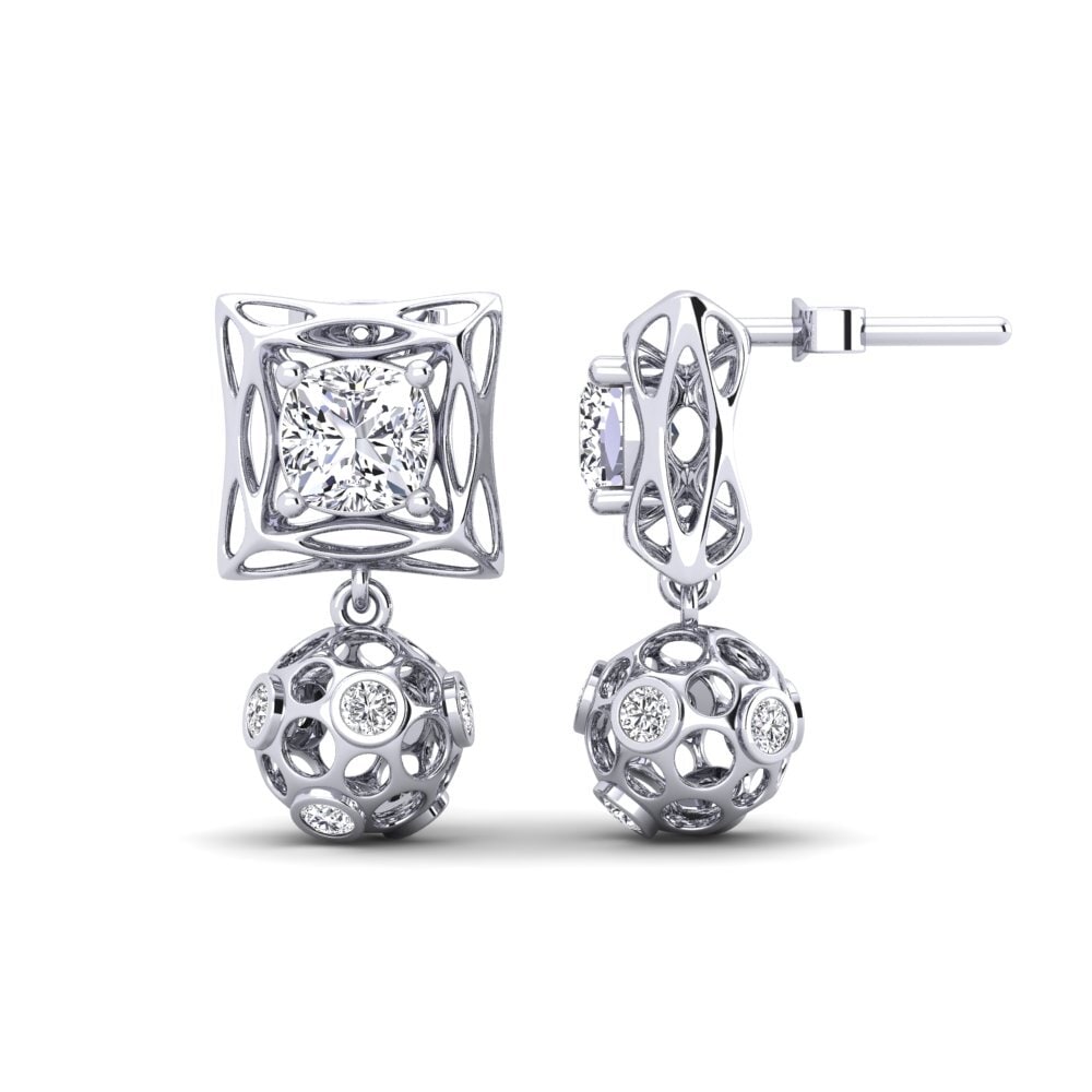 Acquista Orecchino da donna Dengisnu in taglio Cuore 0.3 Carati , Oro Bianco 750 Diamante Acquista Orecchino da donna Dengisnu in taglio Cuore 0.3 Carati , Oro Bianco 750 Diamante