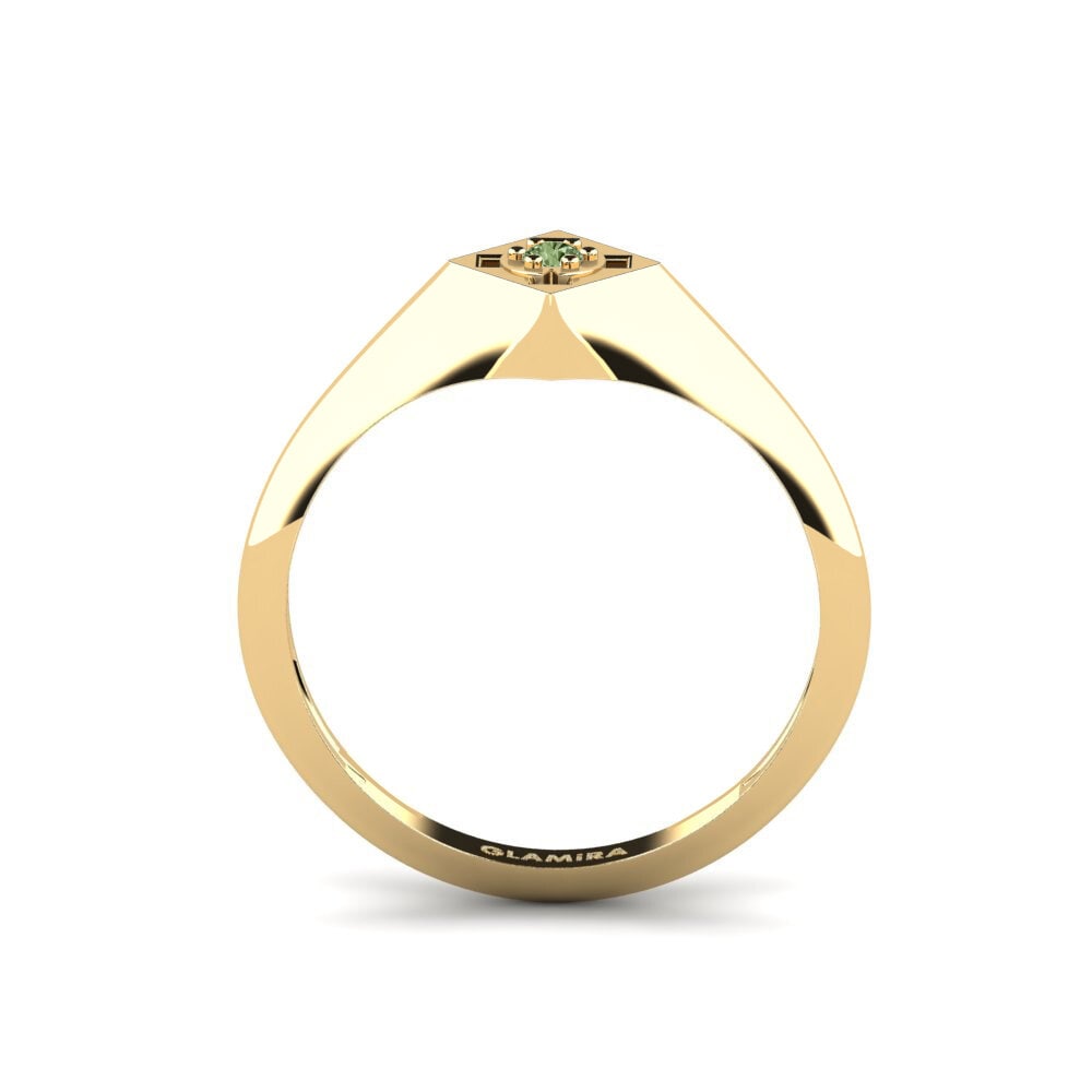 Diamante Verde Anel Winny