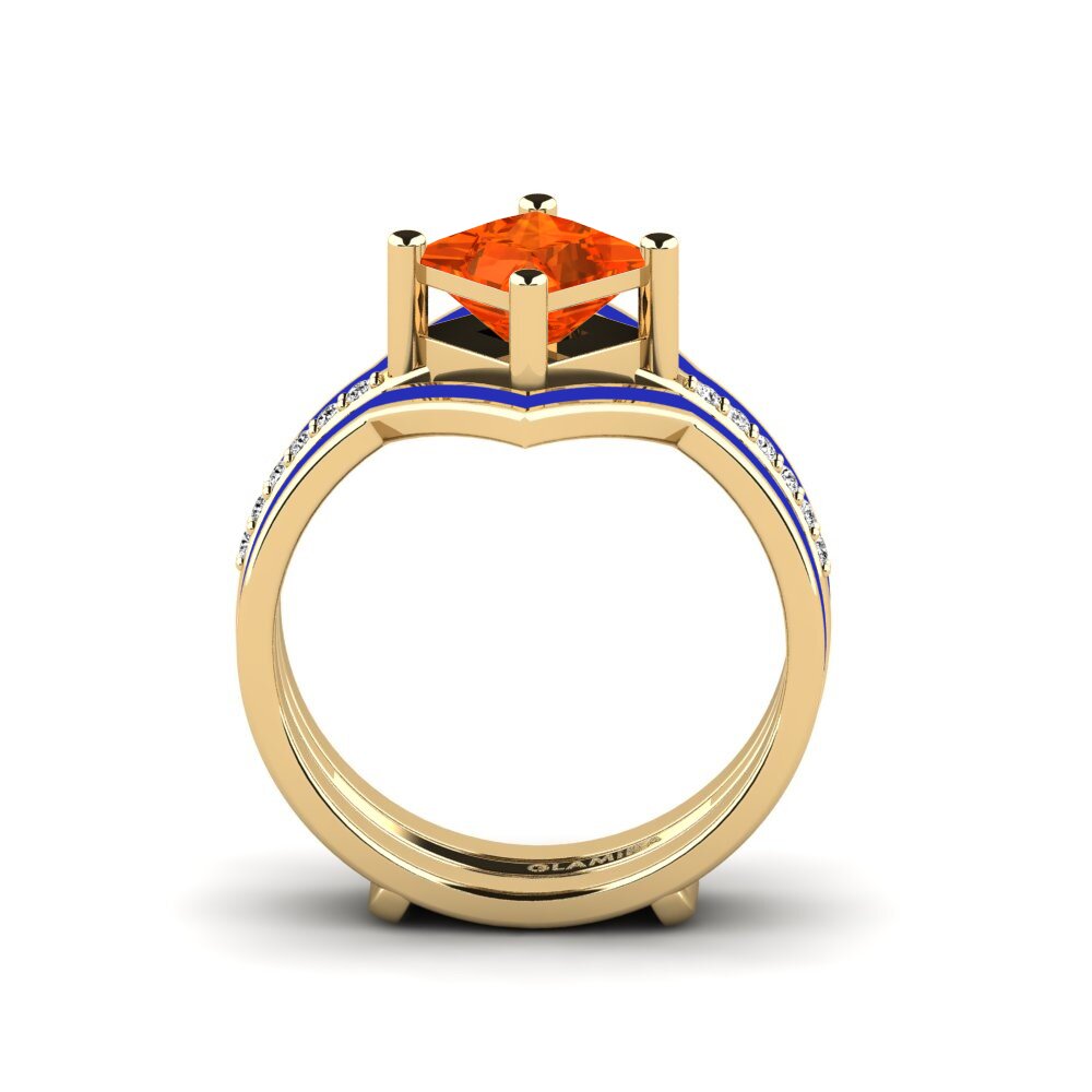 Feueropal Ring Wourg - SET