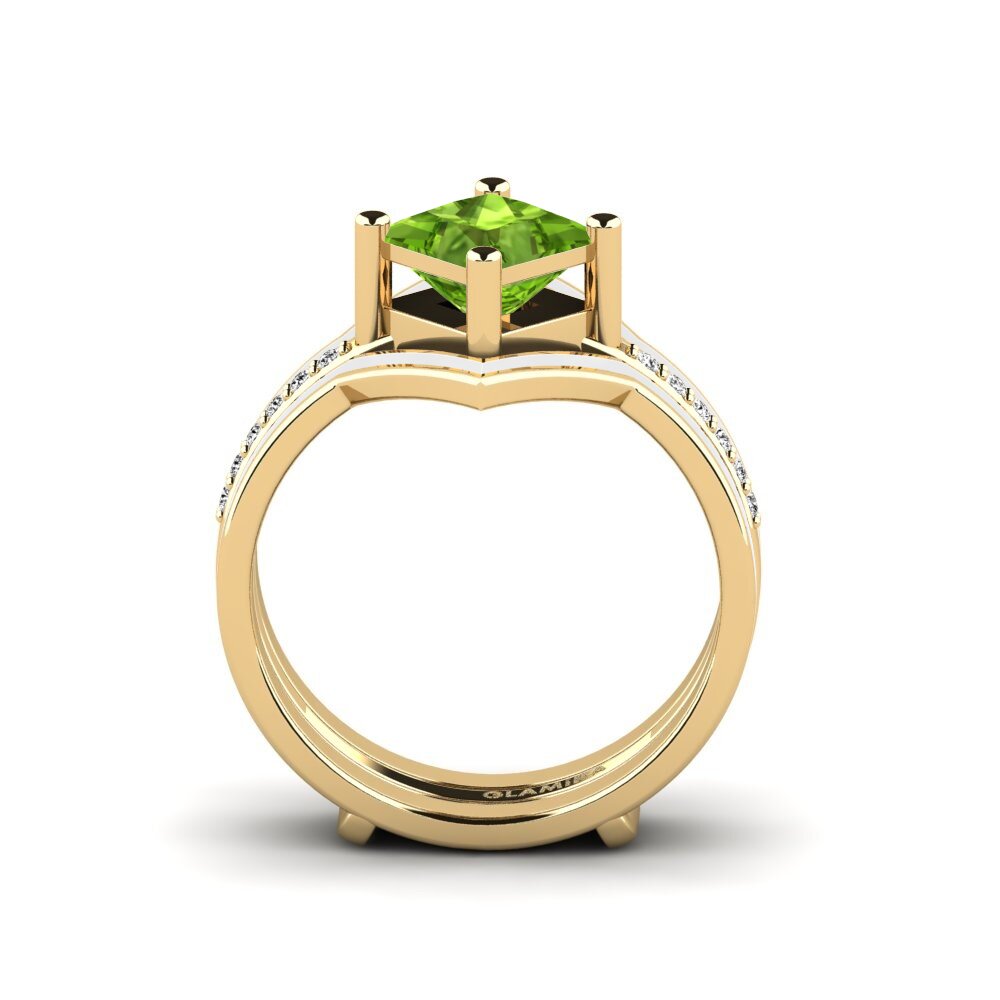 Peridot Ring Wourg - SET