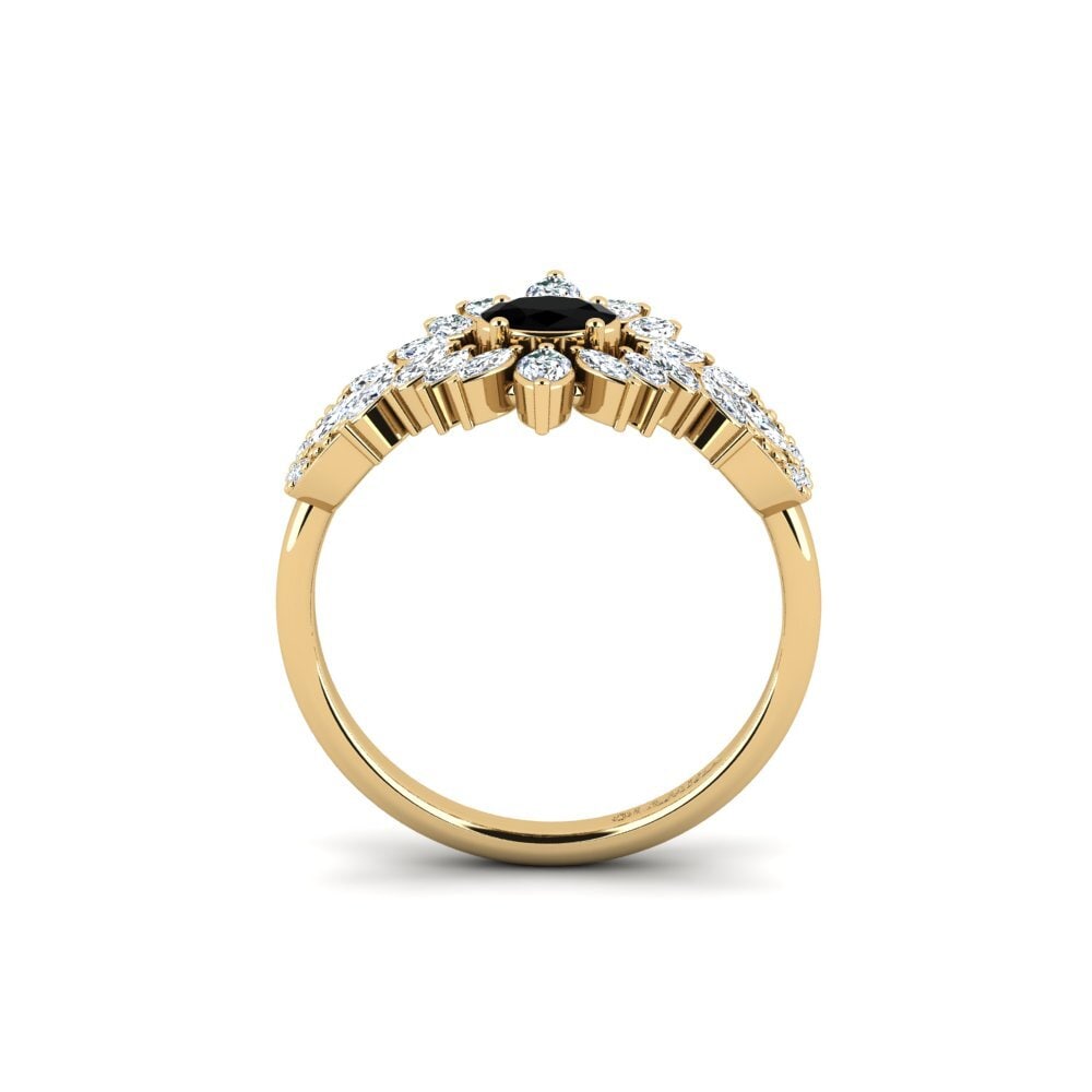 Black Sapphire Engagement Ring Wrefrih
