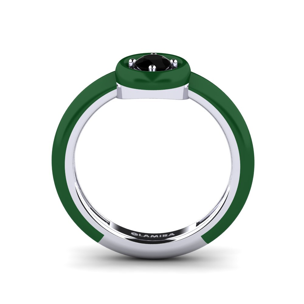 Schwarzer Onyx Ring Xilli