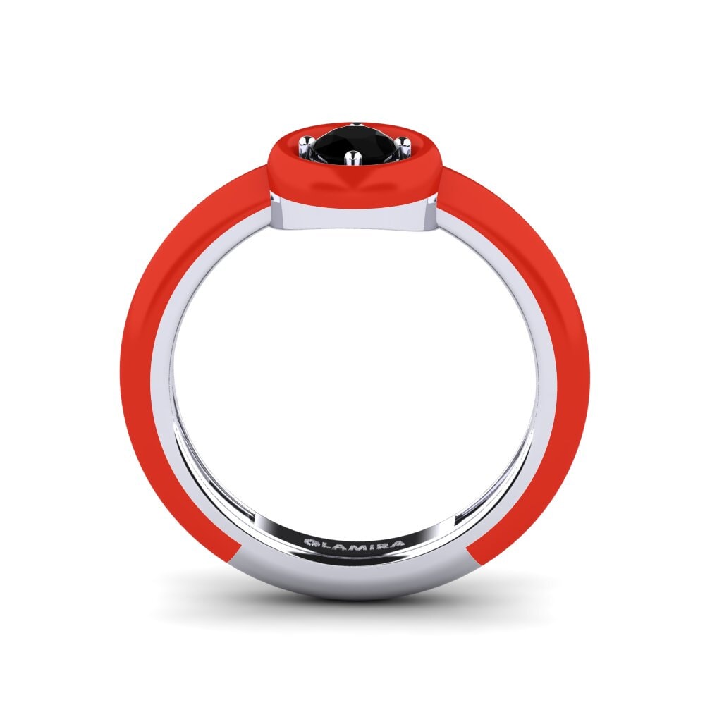 Schwarzer Saphir Ring Xilli