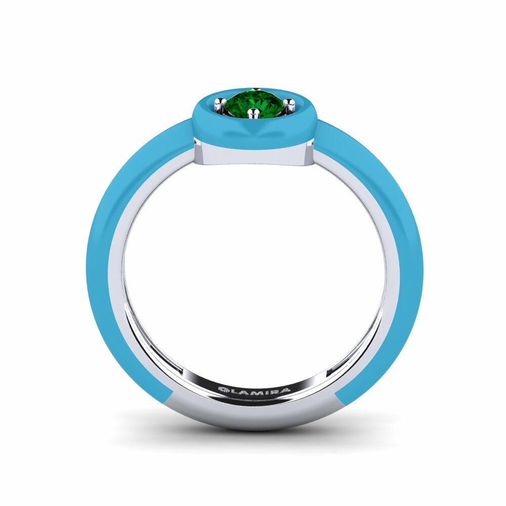 Zircone Vert Bague Xilli