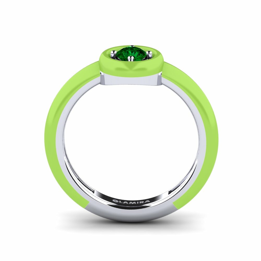 Zircone Vert Bague Xilli