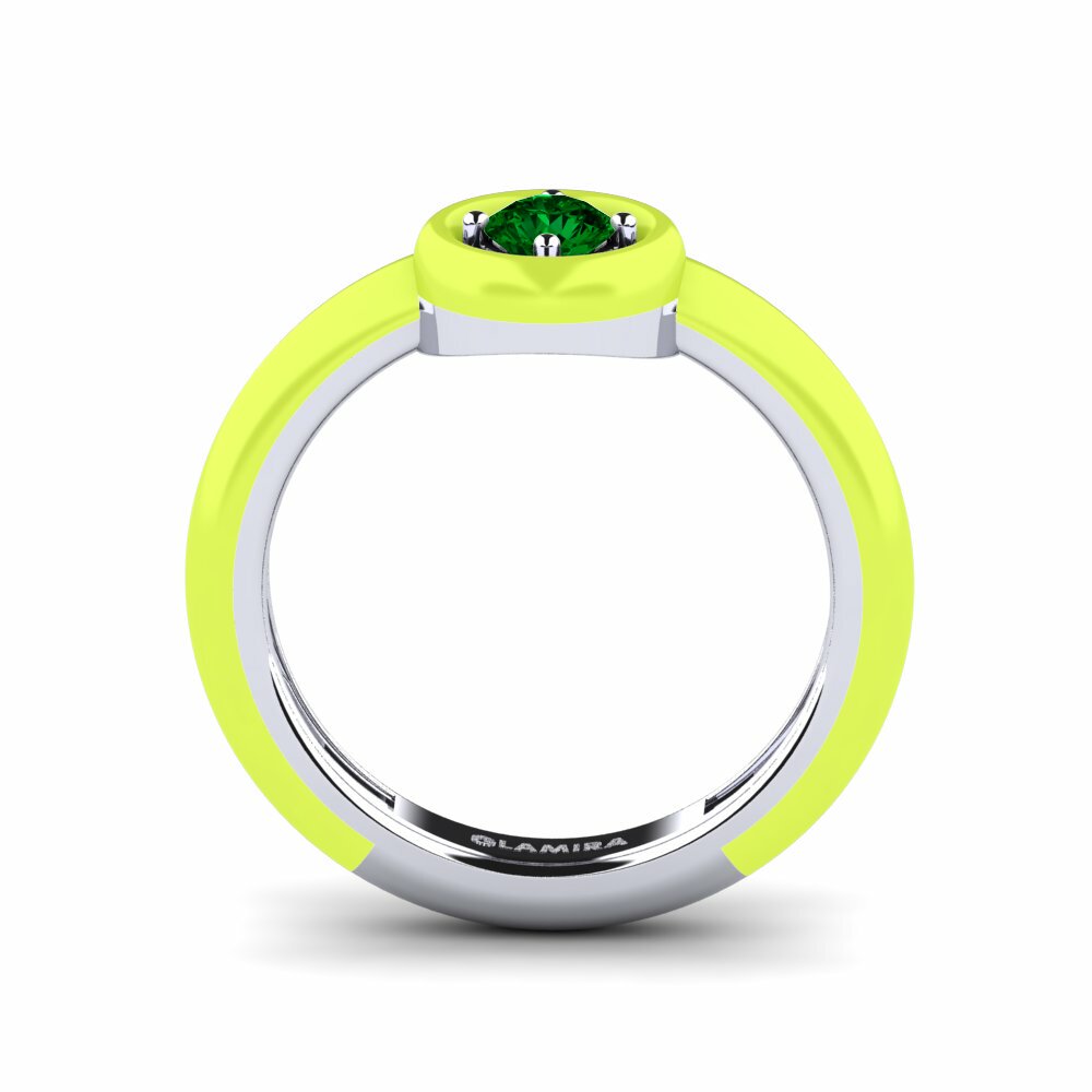 Zircone Vert Bague Xilli