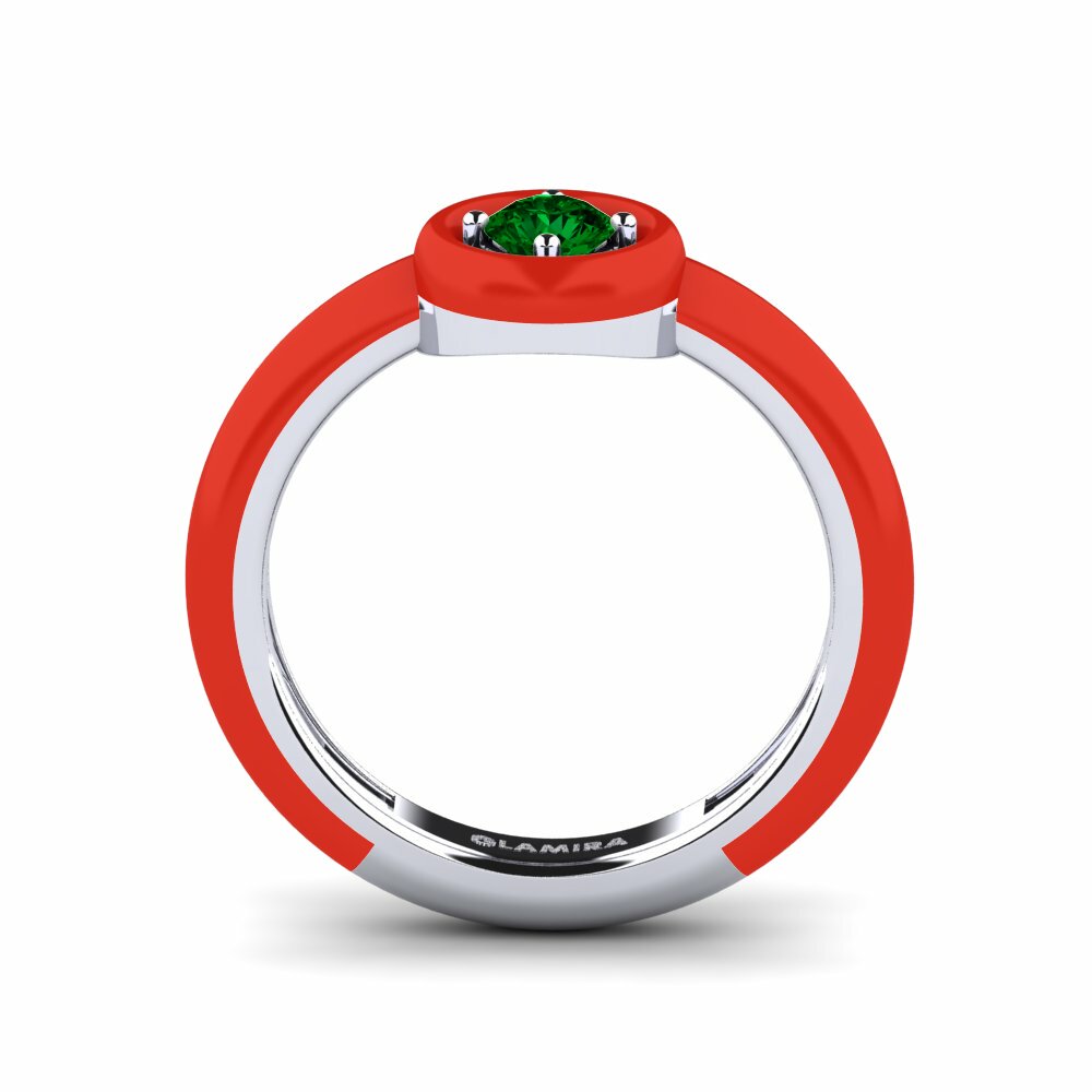 Zircone Vert Bague Xilli