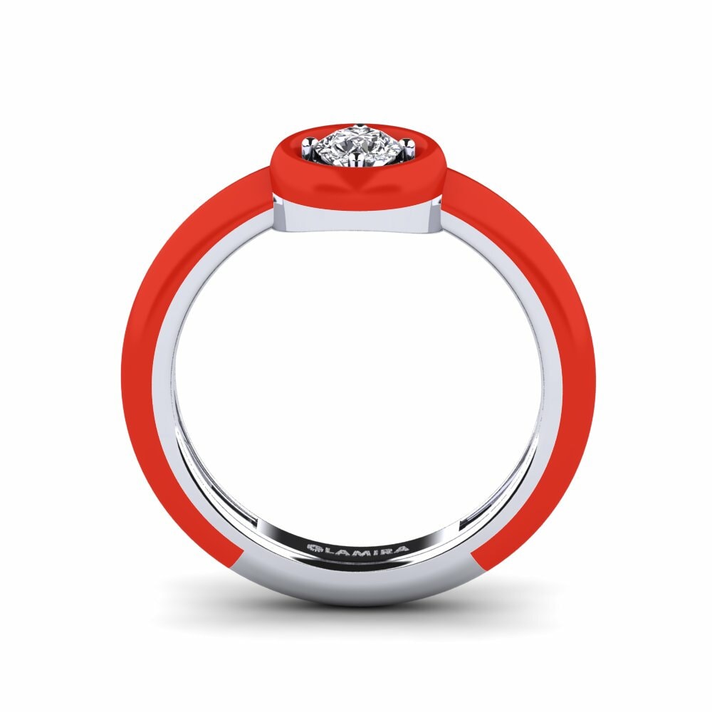 Argent Blanc Bague Xilli