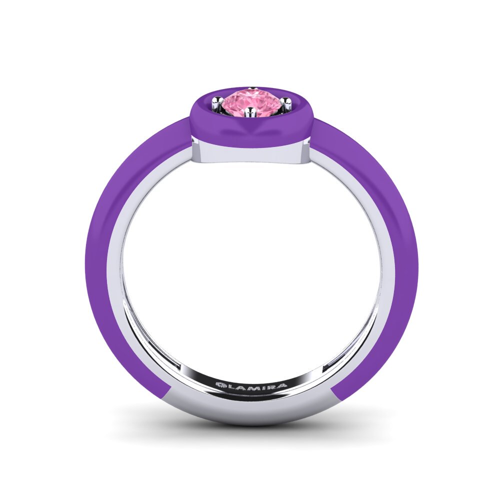 Rosa Saphir Ring Xilli