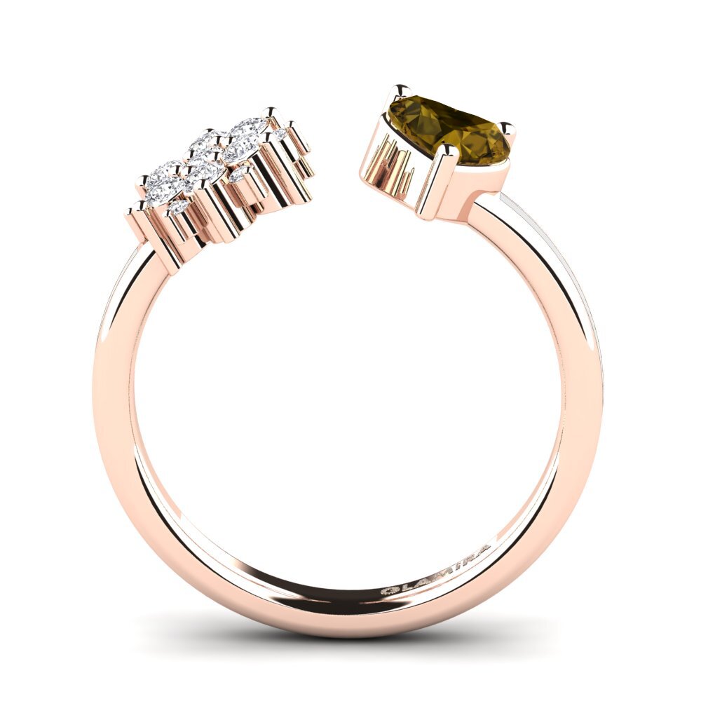 Brown Zircon Ring Yan