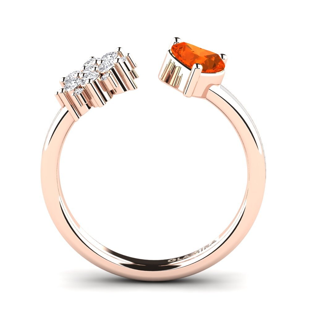 Fire Opal Ring Yan
