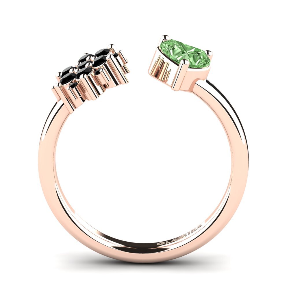 Diamante Verde Anillo Yan