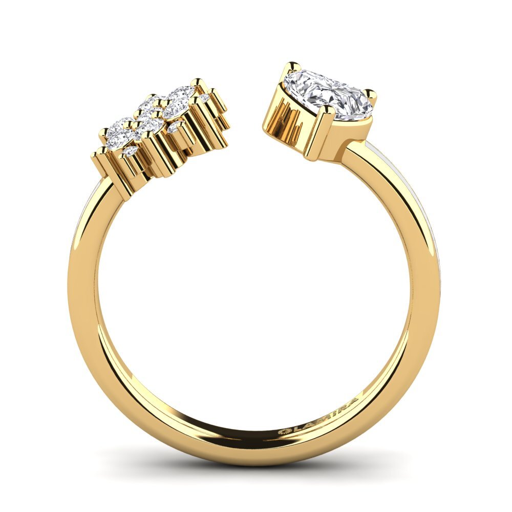 Gelbgold 375 Ring Yan