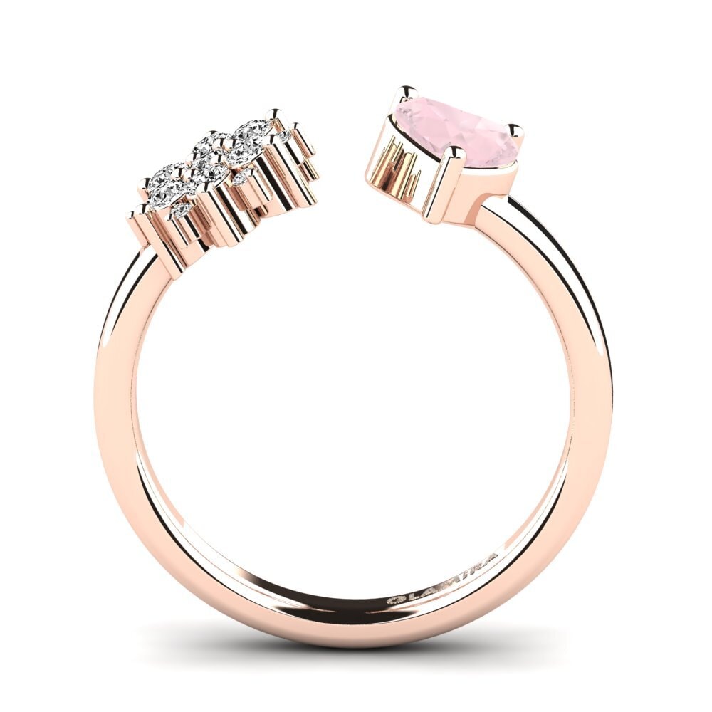 Rosenquarz Ring Yan