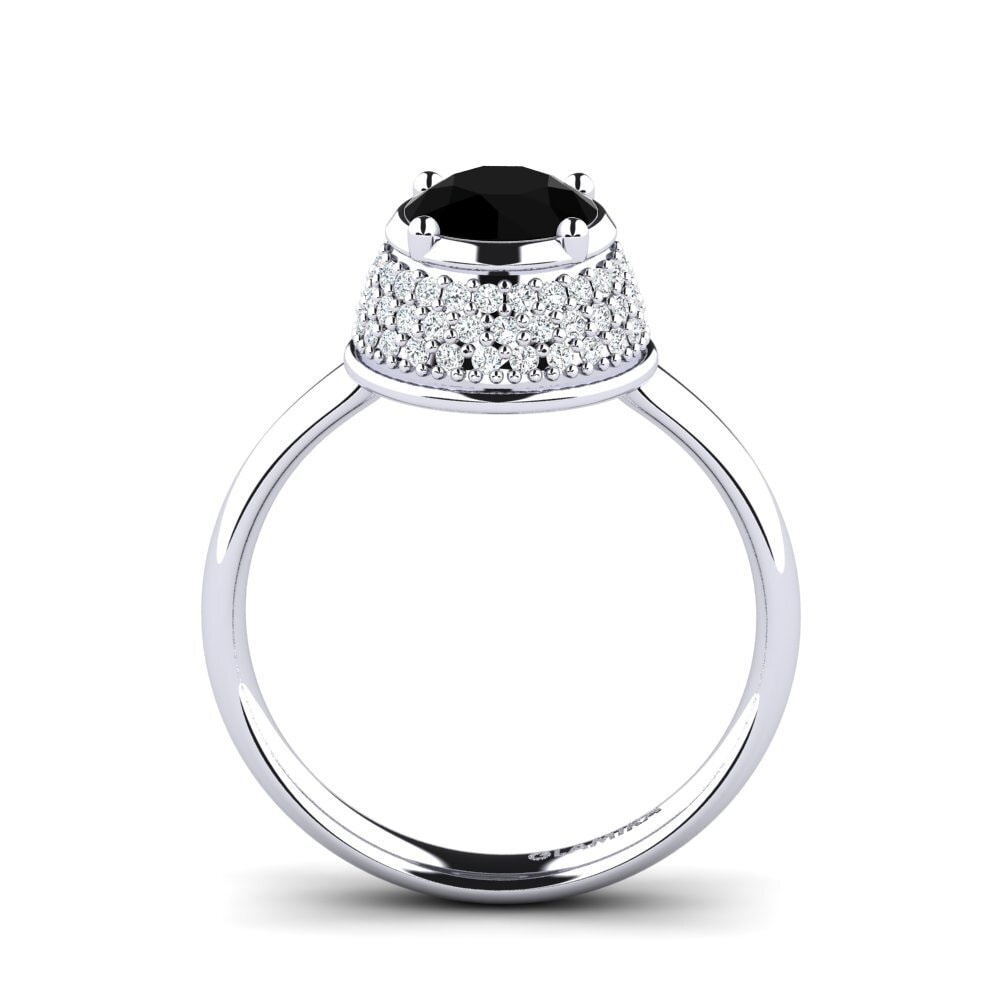 Black Diamond Engagement Ring Yorlandie