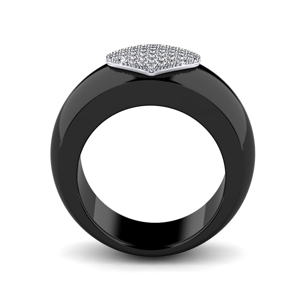 White sapphire Ring Yup