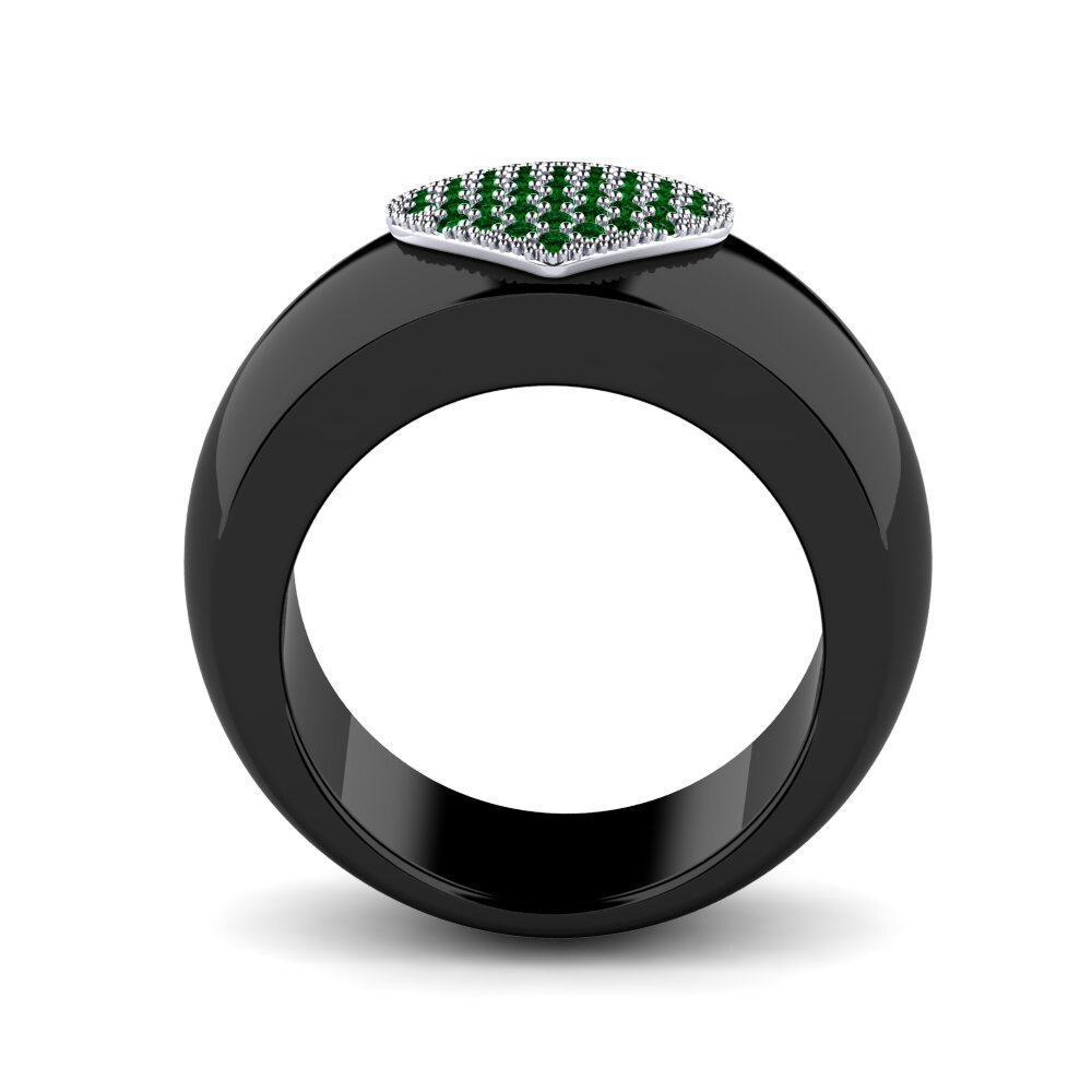 Zircônia Verde Anel Yup
