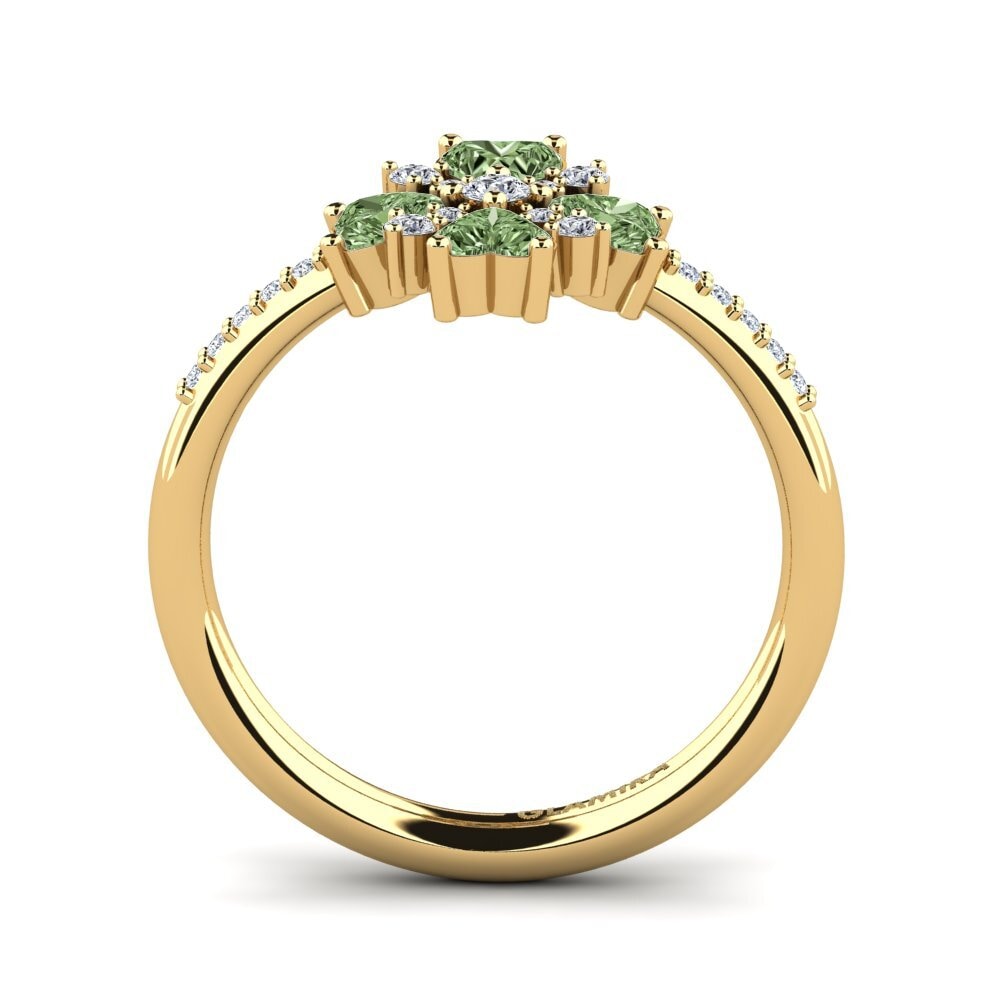 Grüner Diamant Ring Zalyssa