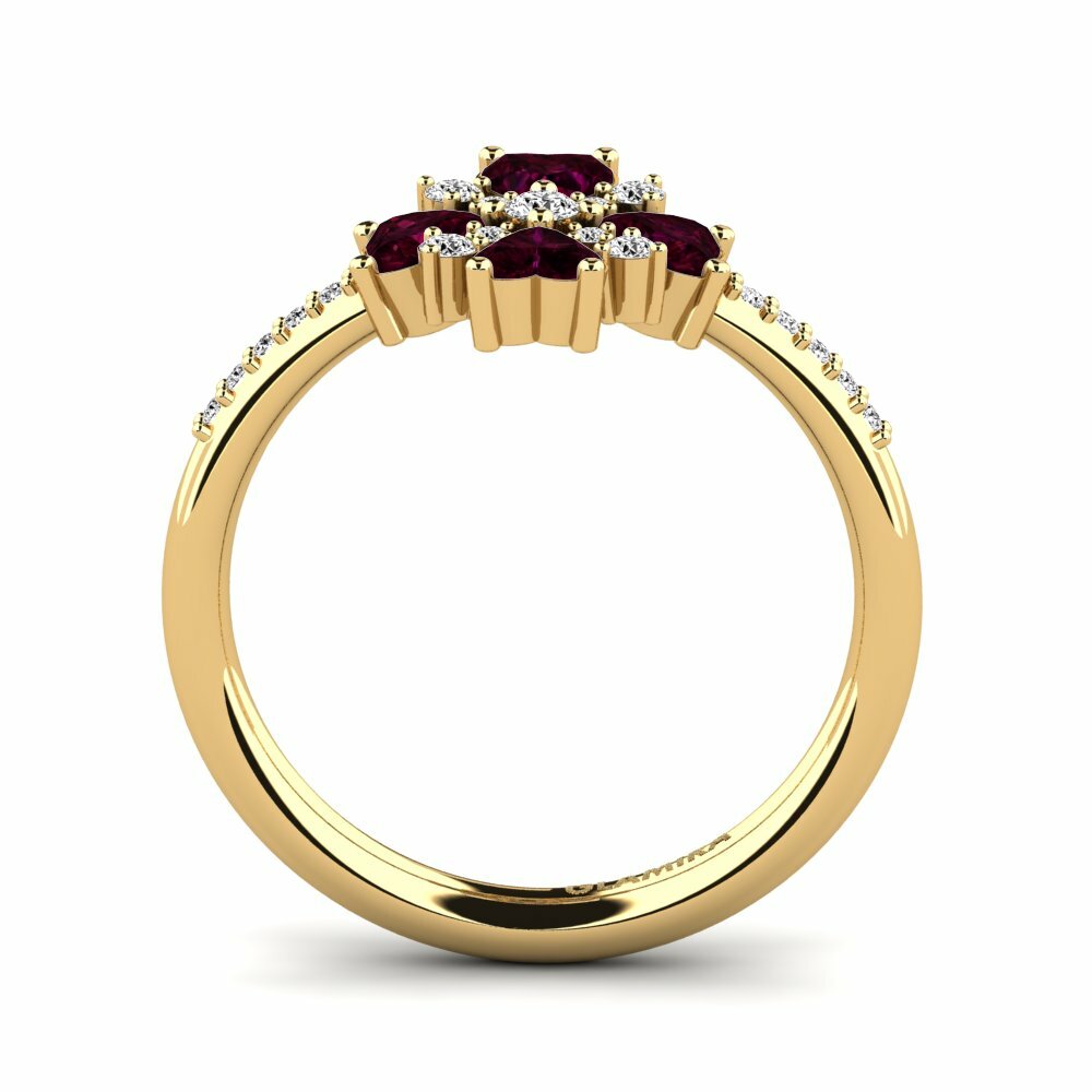 Nhẫn Zalyssa Đá Rhodolite