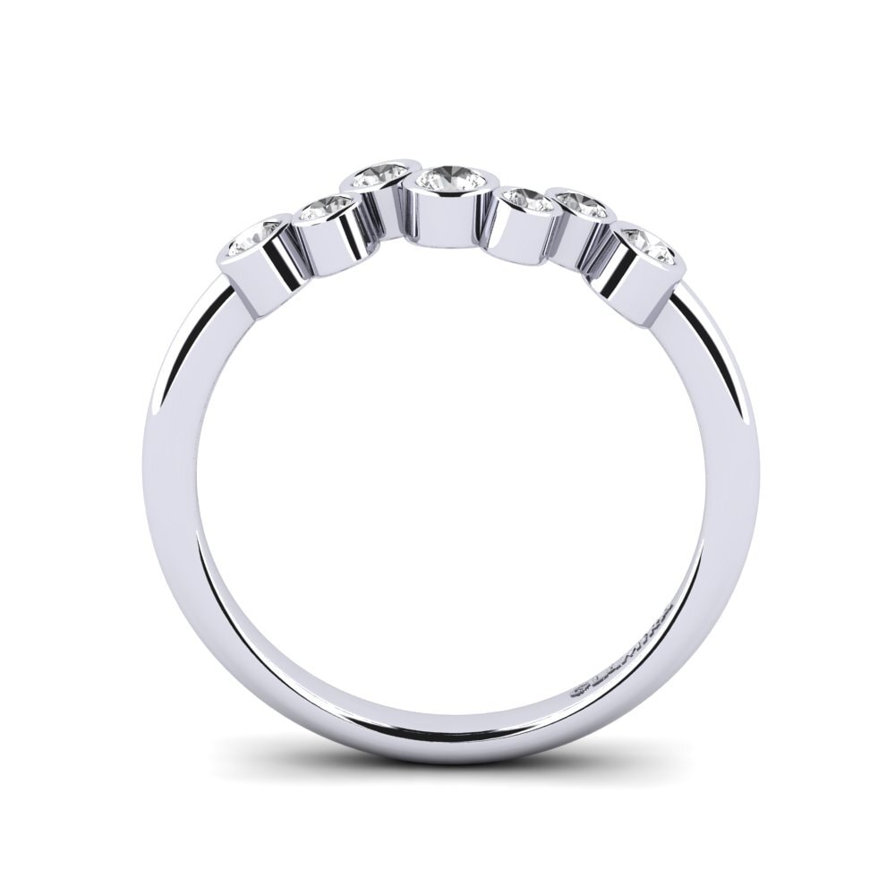 White sapphire Ring Zany