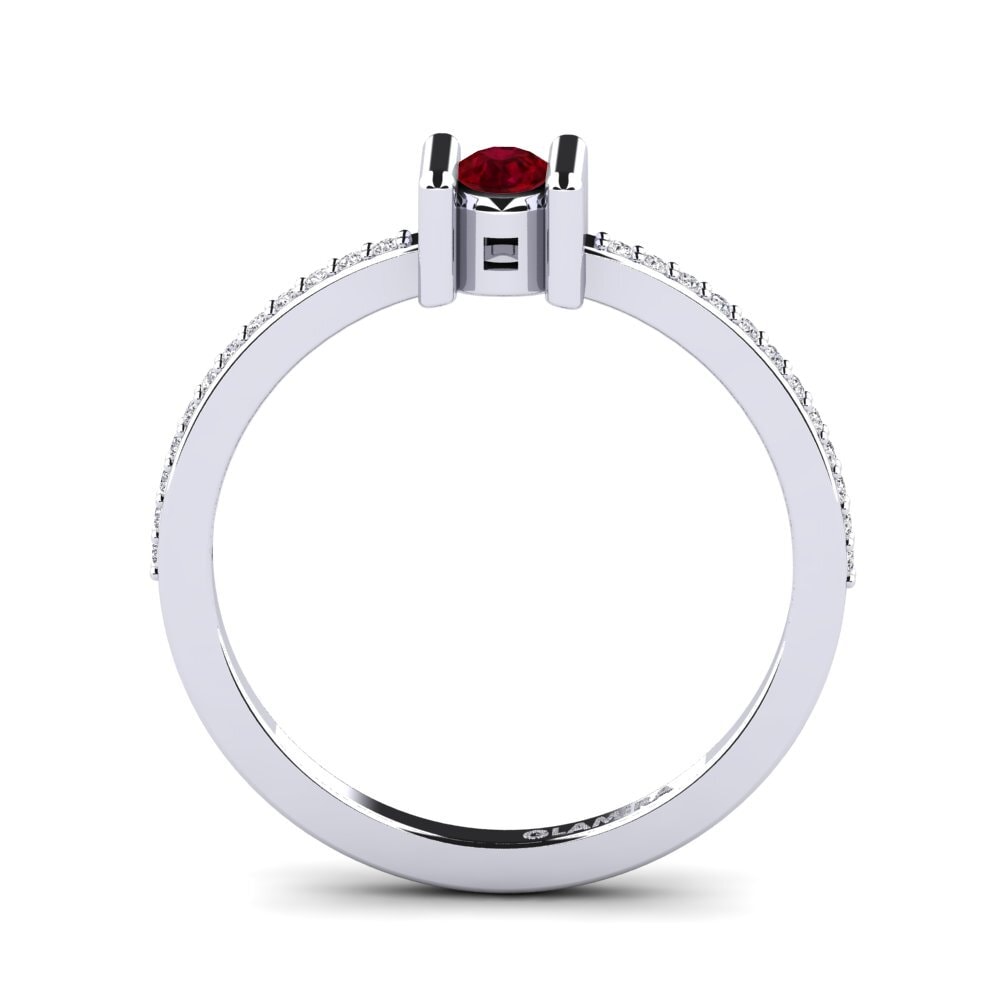 Ruby Engagement Ring Zarita