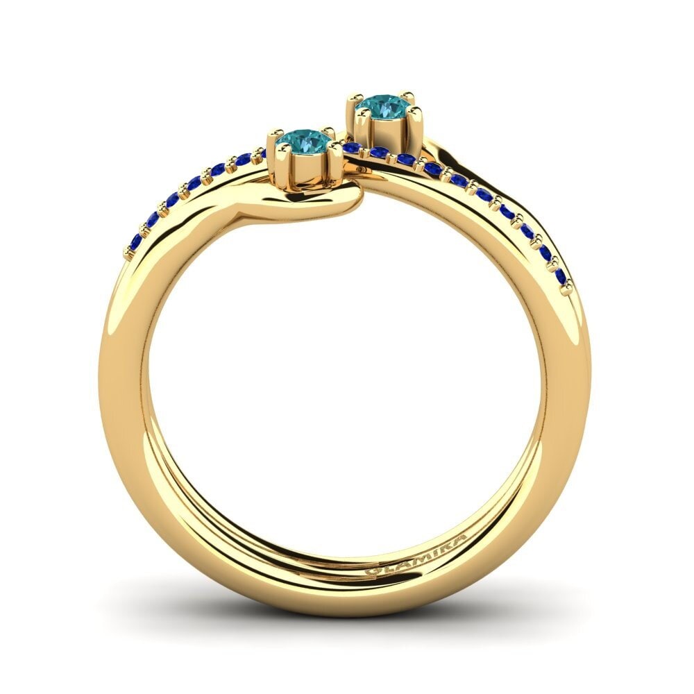 Blue Diamond Ring Zarlish