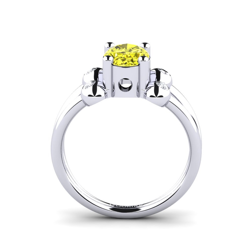Yellow Diamond Engagement Ring Zelda
