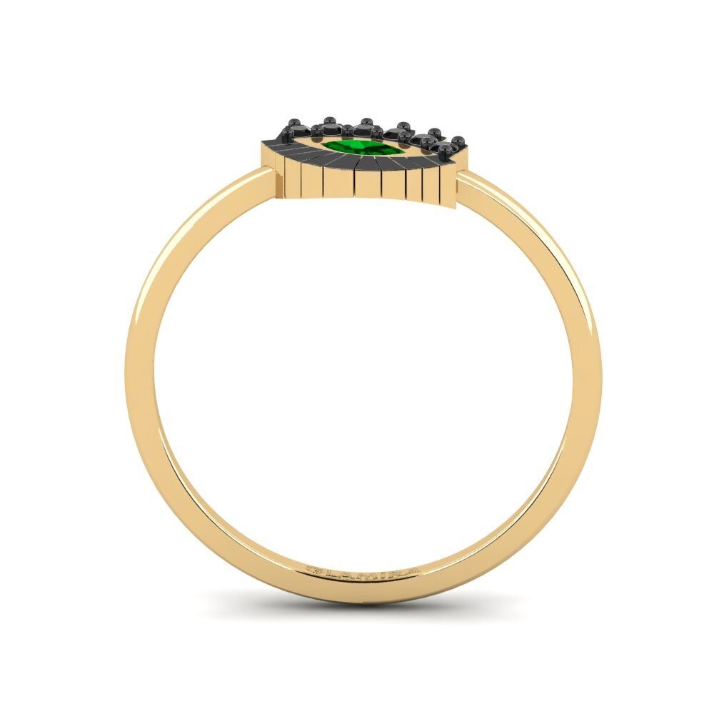 Zircônia Verde Anel Maqzukera