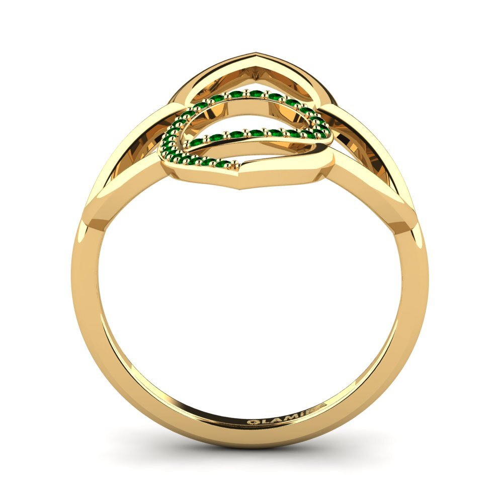 Circonita Verde Anillo Zulma