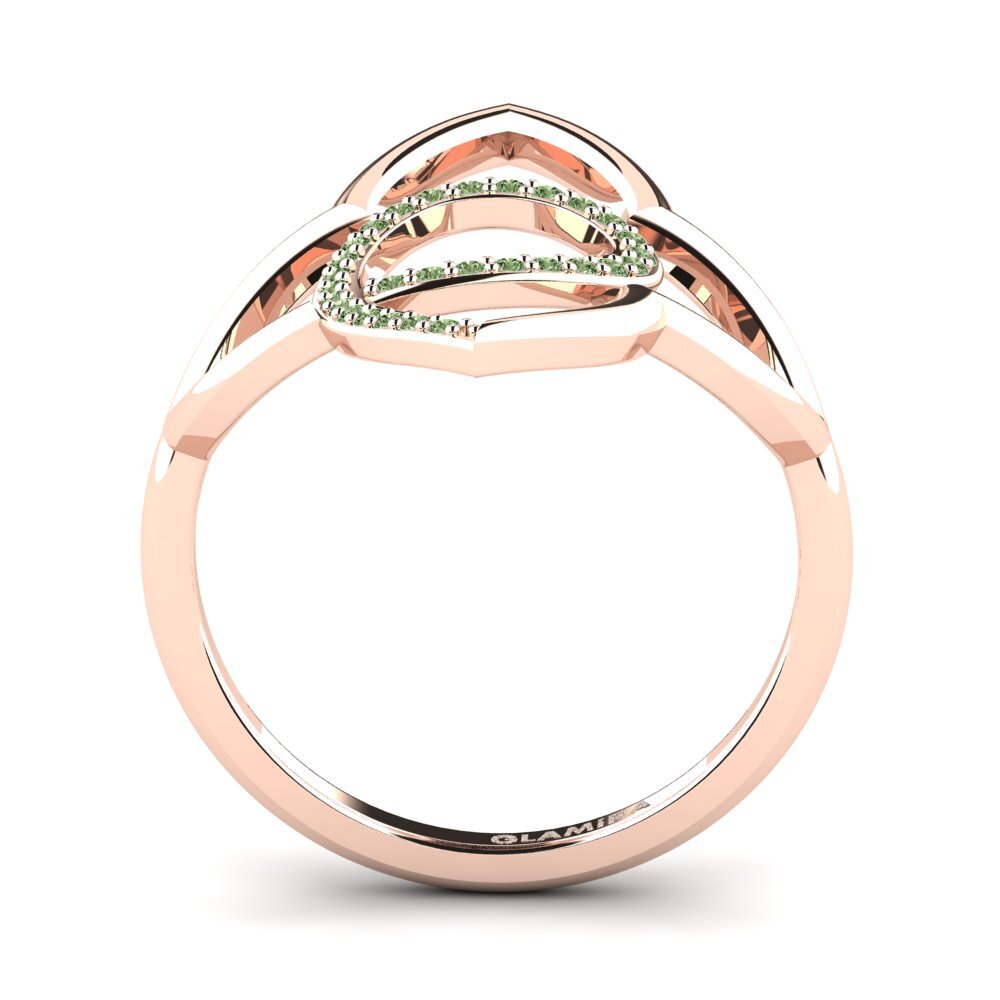 Grüner Diamant Ring Zulma