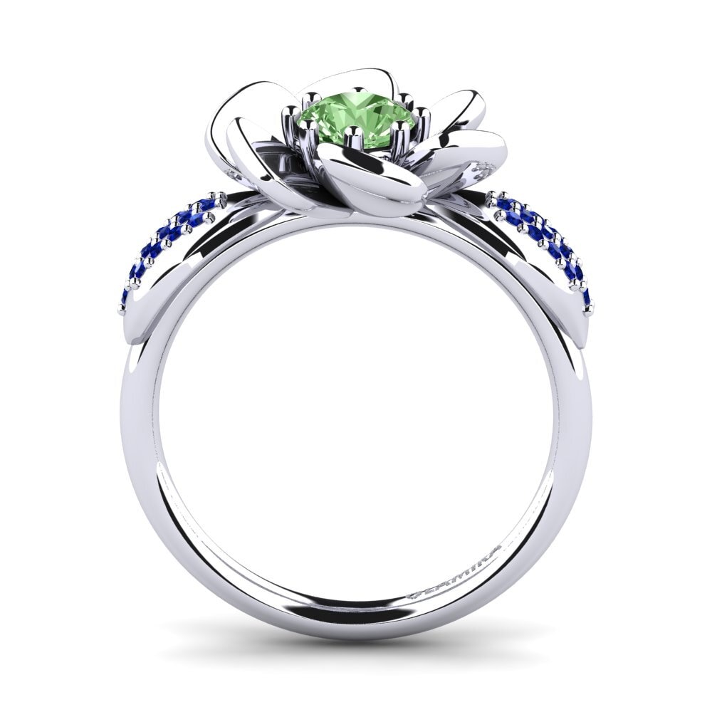 Green Diamond Ring Zurielys