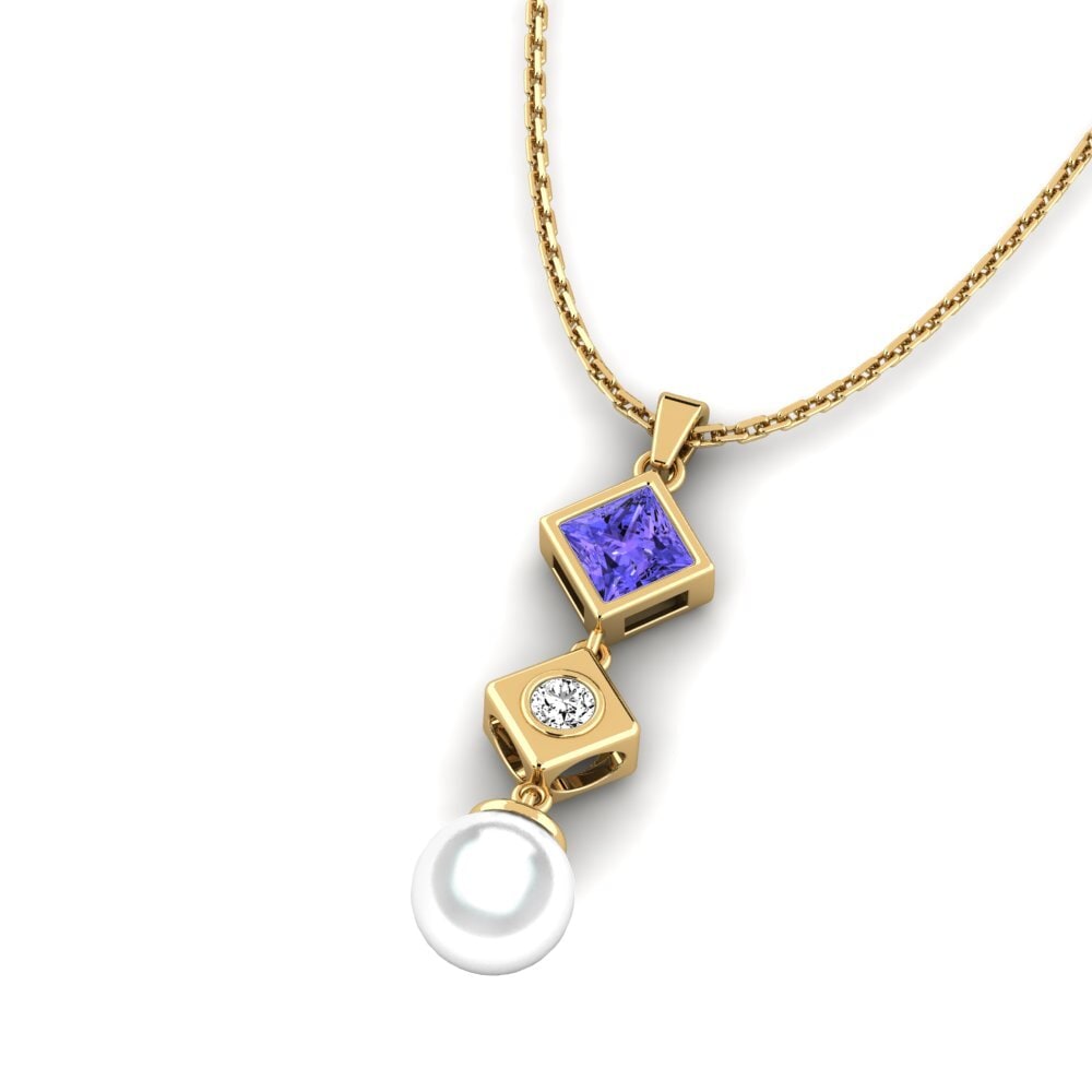 Princess Tanzanite Women's Pendant Hsehsom
