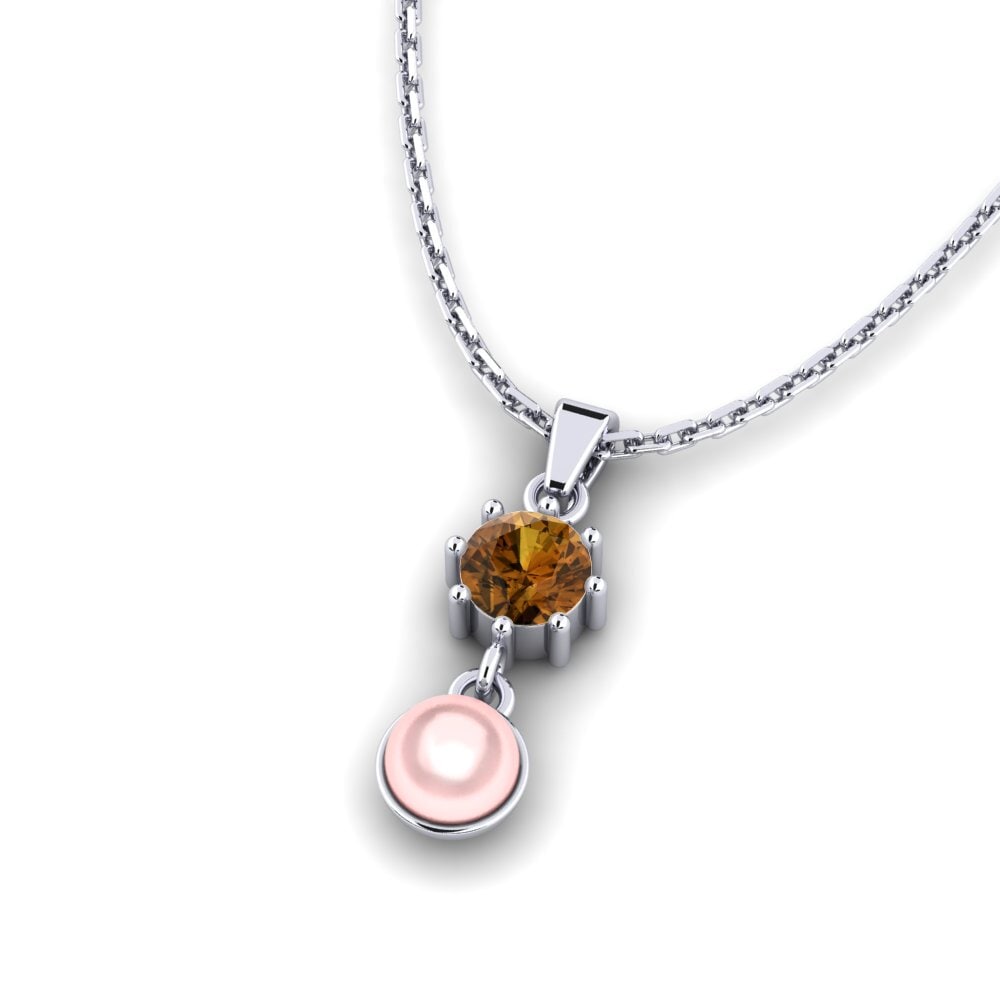 Brown Zircon Women's Pendant Yonise