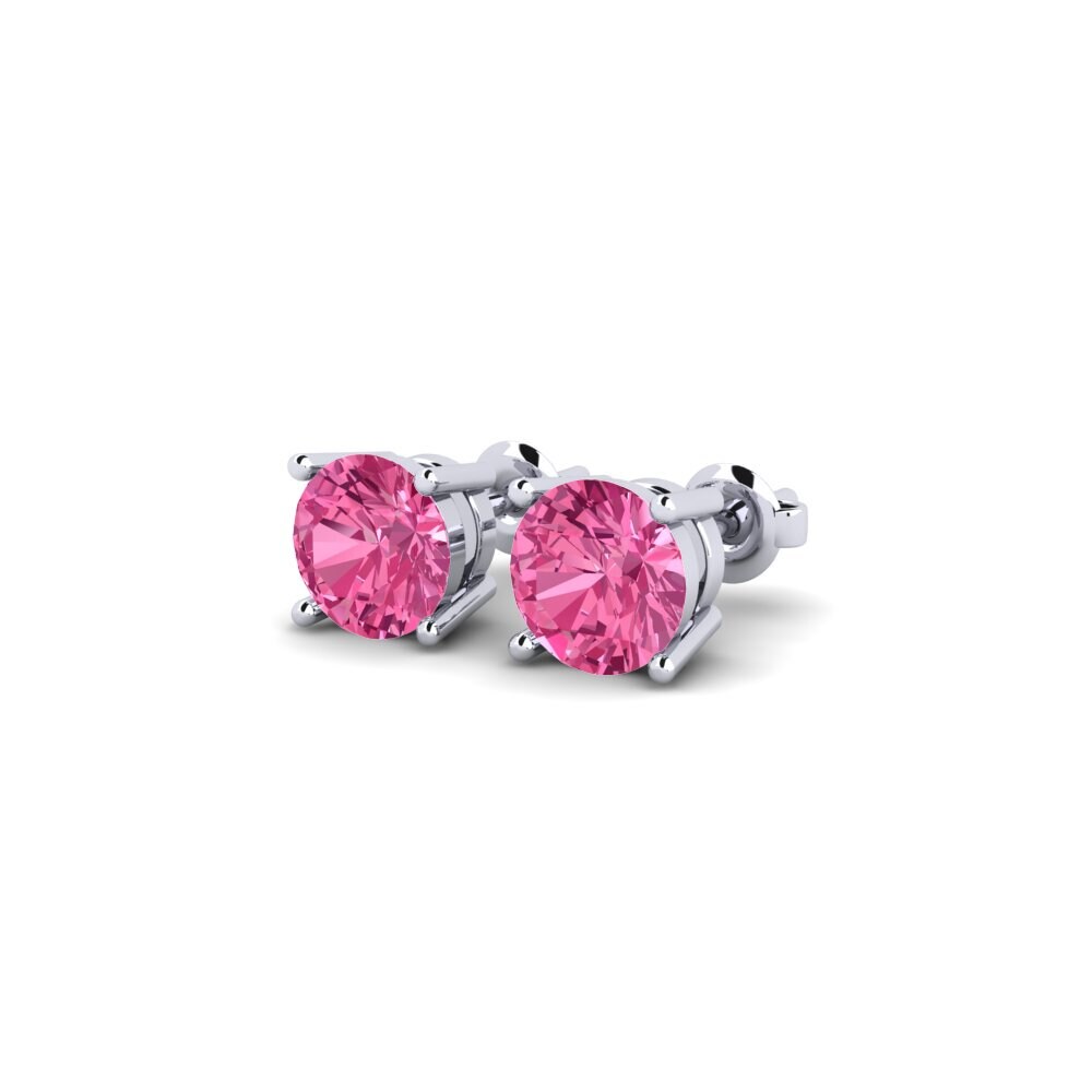 Rosa Turmalin Damen ohrring Avalia