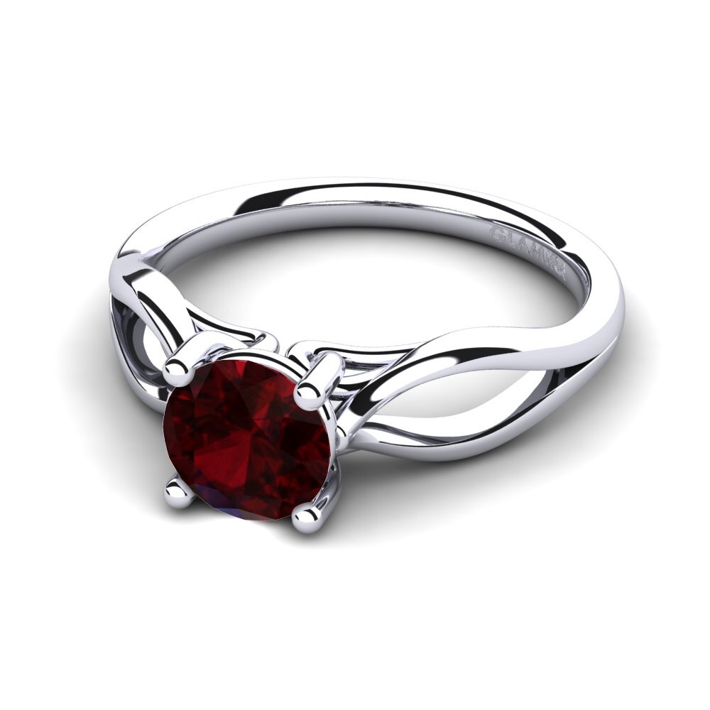 Garnet Engagement Ring Rayanne