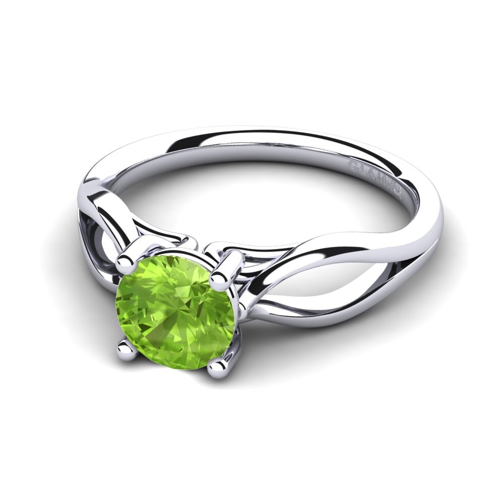 Peridot Engagement Ring Rayanne