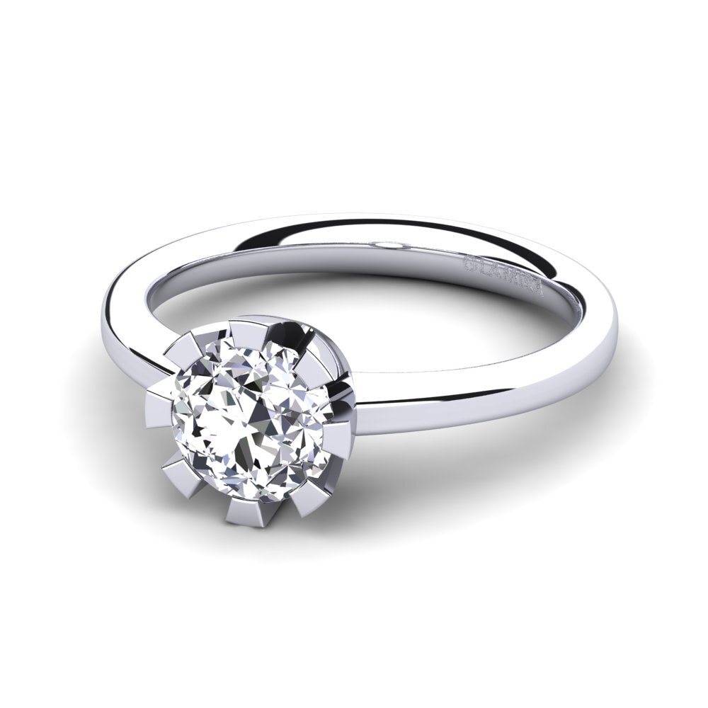 Diamante cultivado en laboratorio Anillo de compromiso Linderoth 1.0 crt