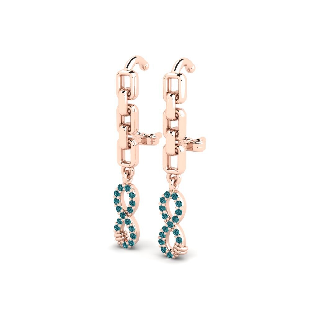 Blue Diamond Women's Earring Adzinstva