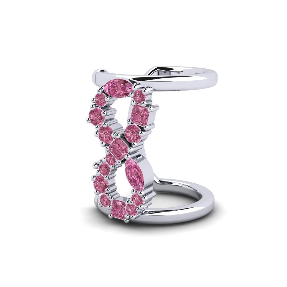 Mixed Rhodolite Garnet Women's Earring Blenken