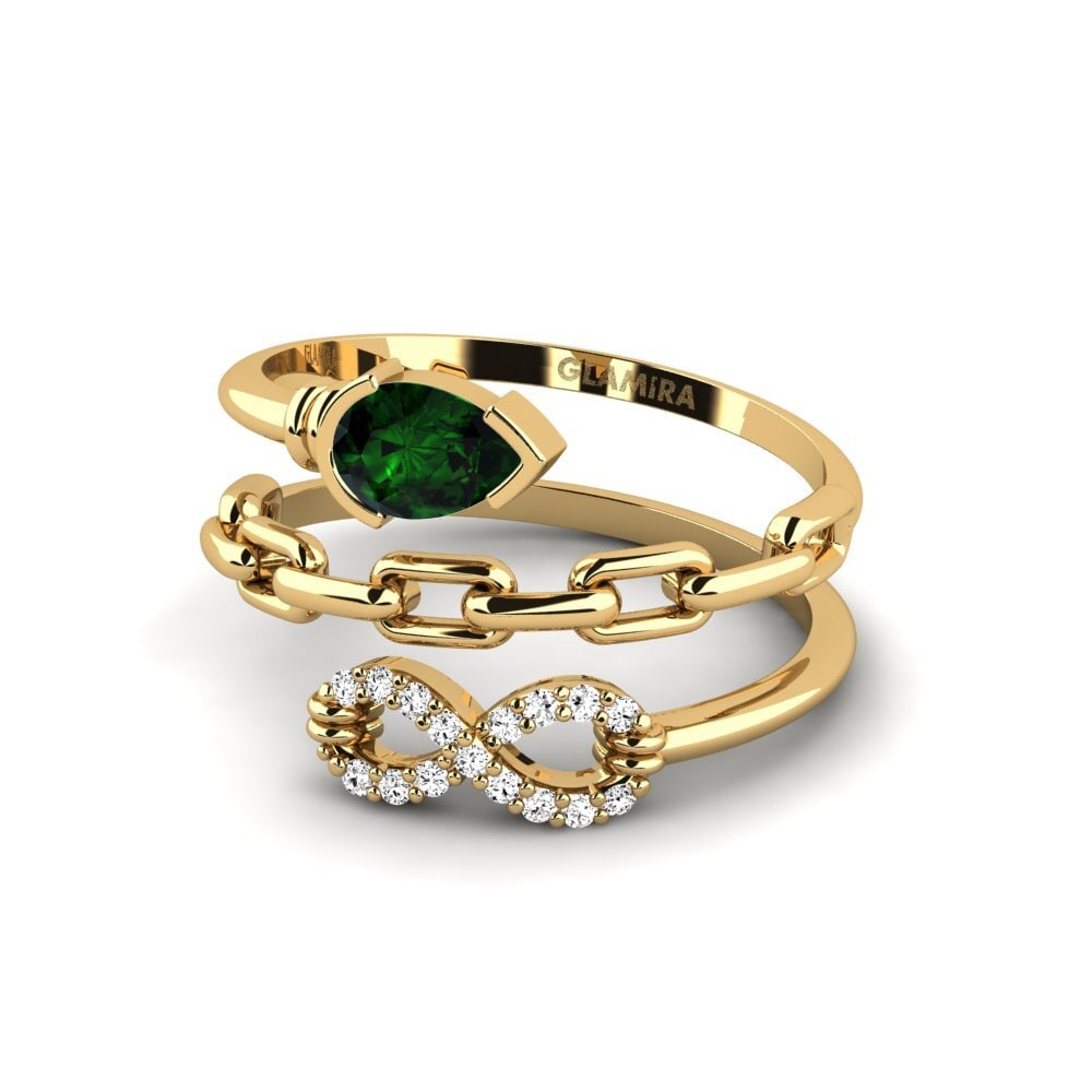 Grüner Turmalin Ring Bondoflove
