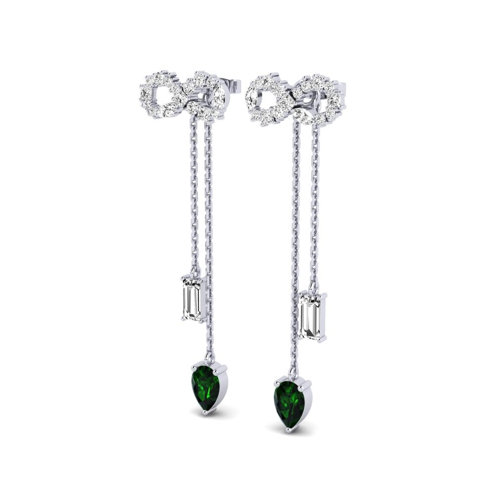 Green Tourmaline Women's Earring Csillogo