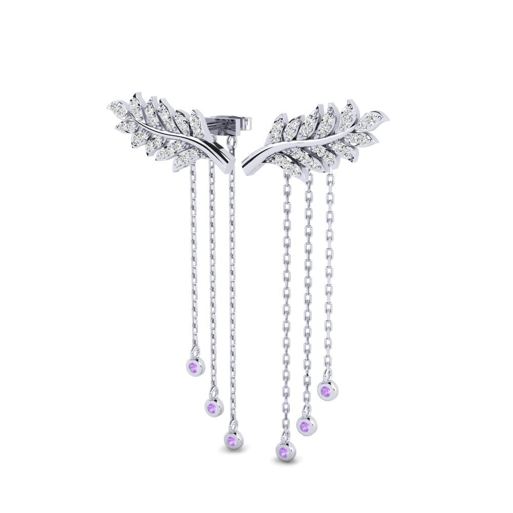 Ametista Brincos Feminino Grafetul B