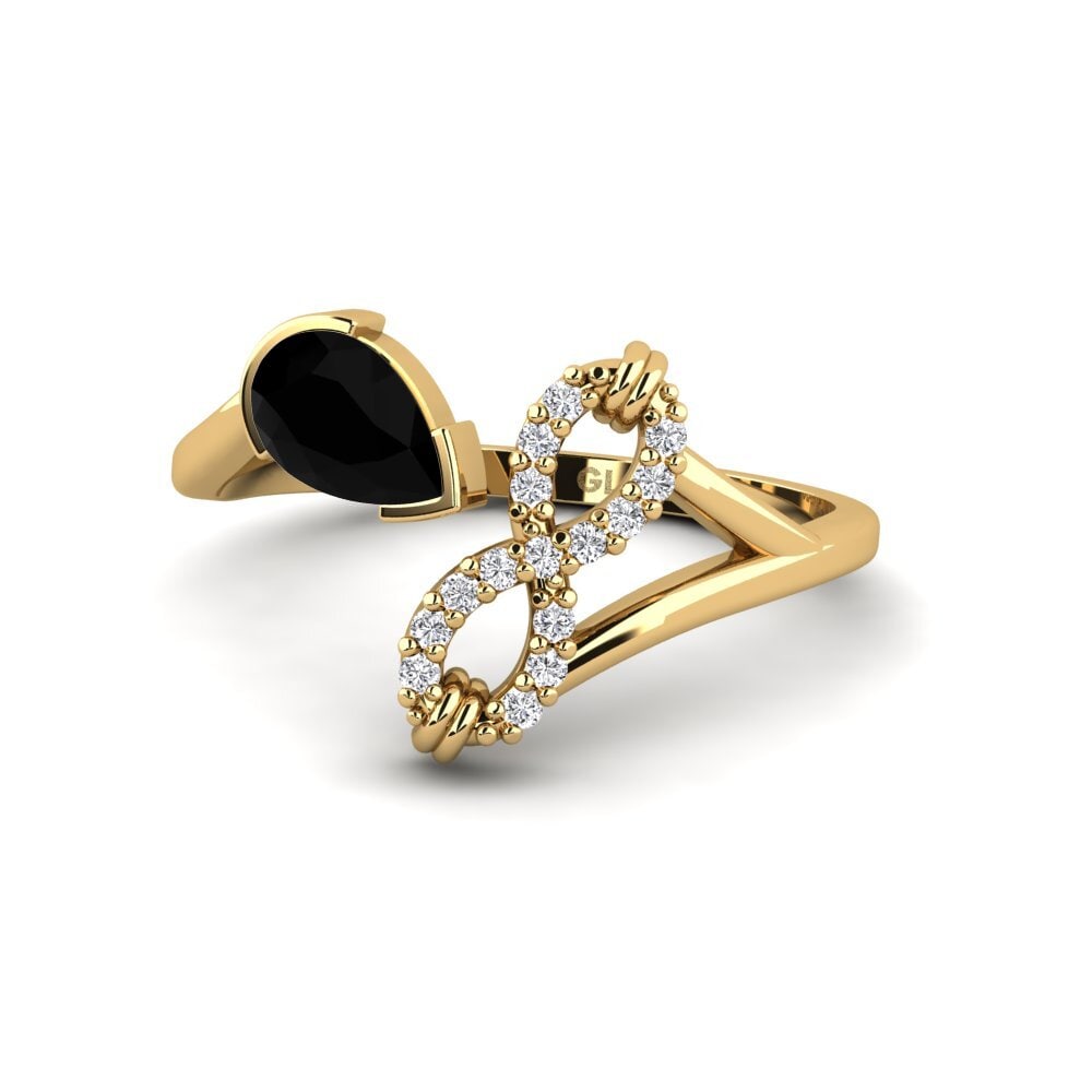 Schwarzer Diamant Ring Tadafuq