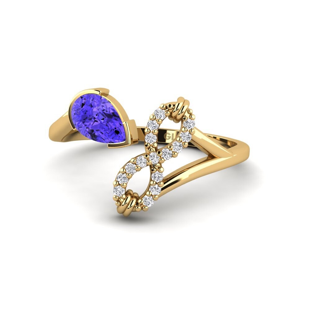Pear Tanzanite Ring Tadafuq