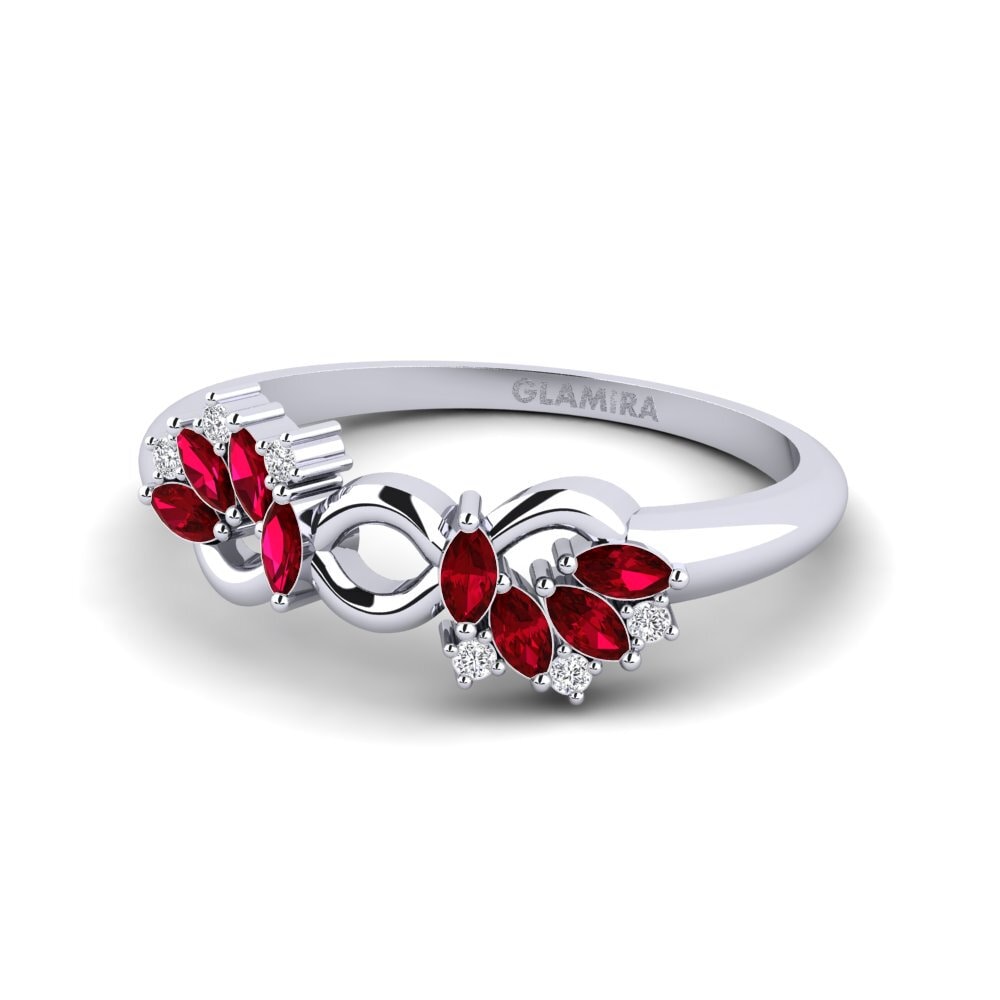 Circonita Roja Anillo Ventus