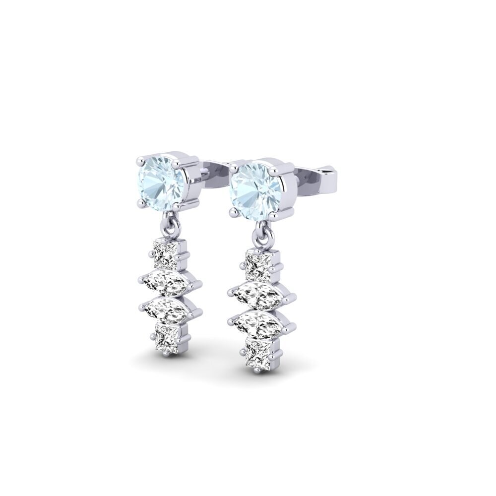 Aigue-marine Boucle d'oreille femme Atavist