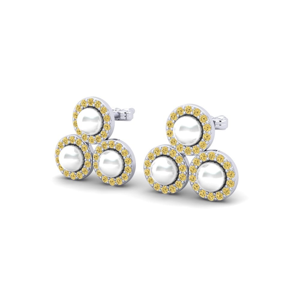 Yellow Diamond Women's Earring Brakels